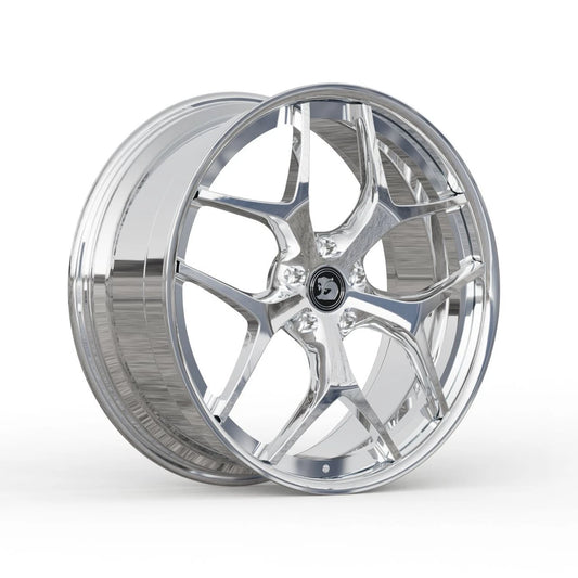 20 inch GTSR Staggered Polished Chrome